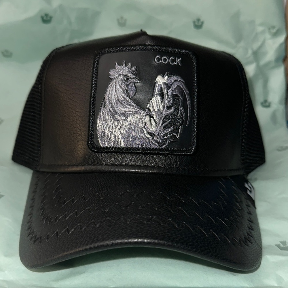 Goorin Animal Farm “B.B” leather C*CK. Friday Drop. Sold Out! Very Rare!!!